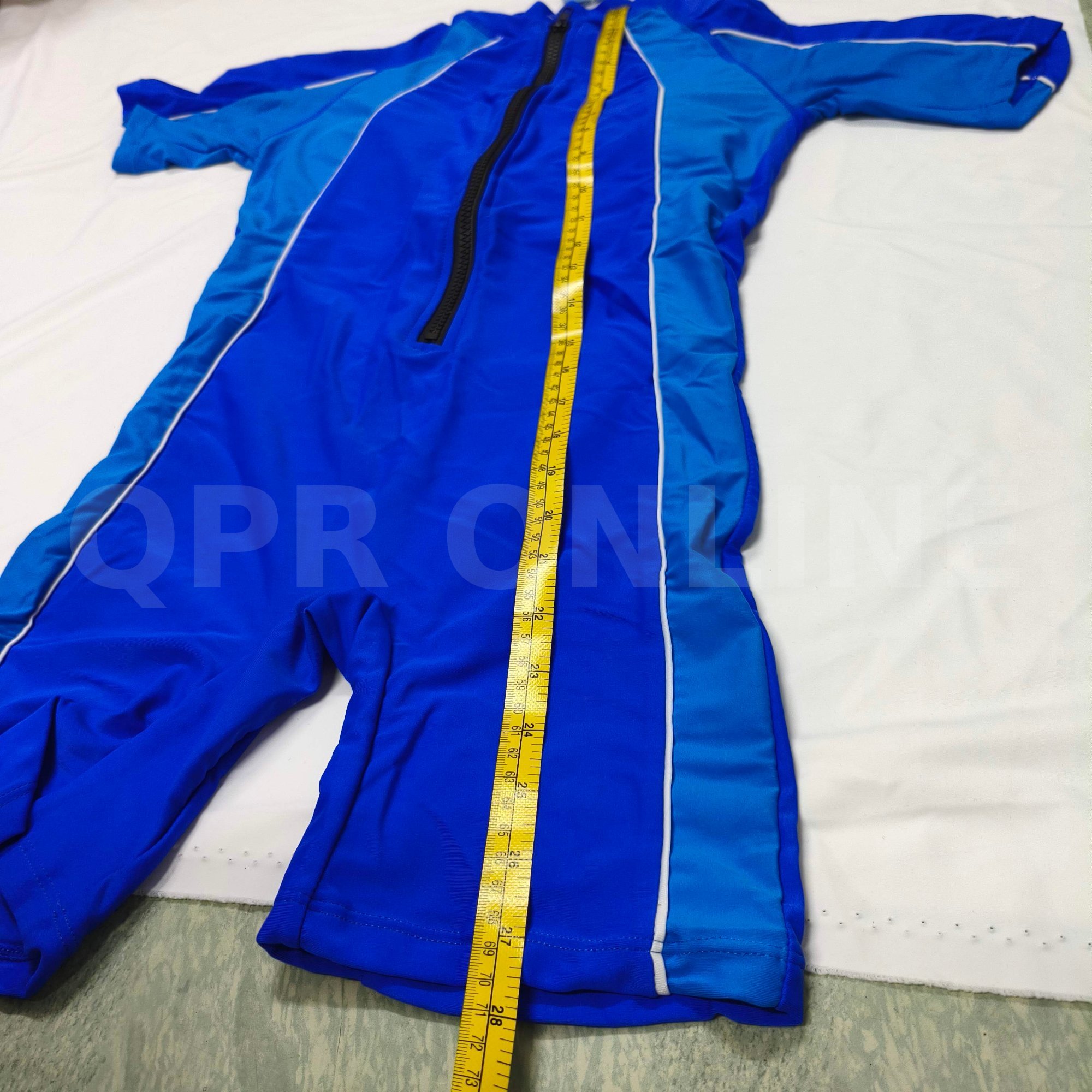 ชุดว่ายน้ำเด็ก ชิ้นเดียว Size S สีน้ำเงิน