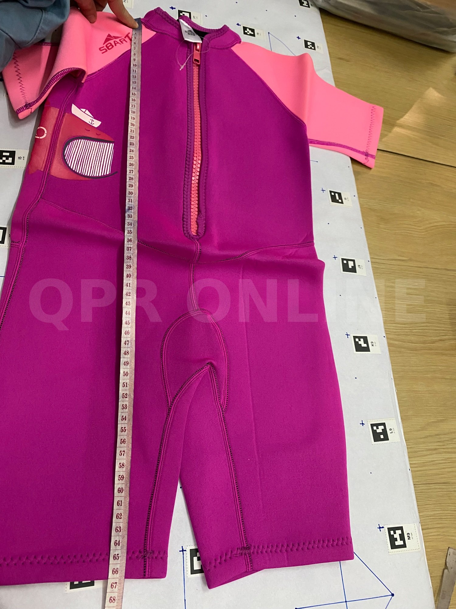 ชุดดำน้ำเด็กชาย-หญิง สีชมพู 4XL เด็ก