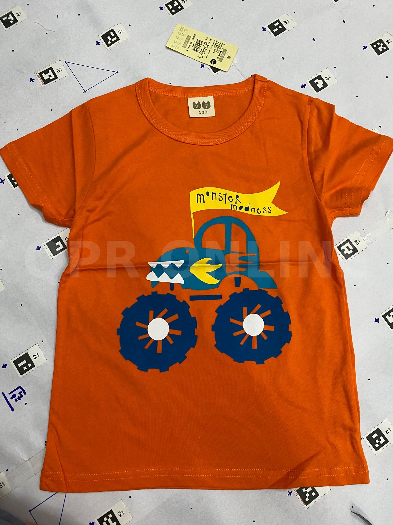 เสื้อยืดเด็ก 5-6 ขวบ ไซส์ 130