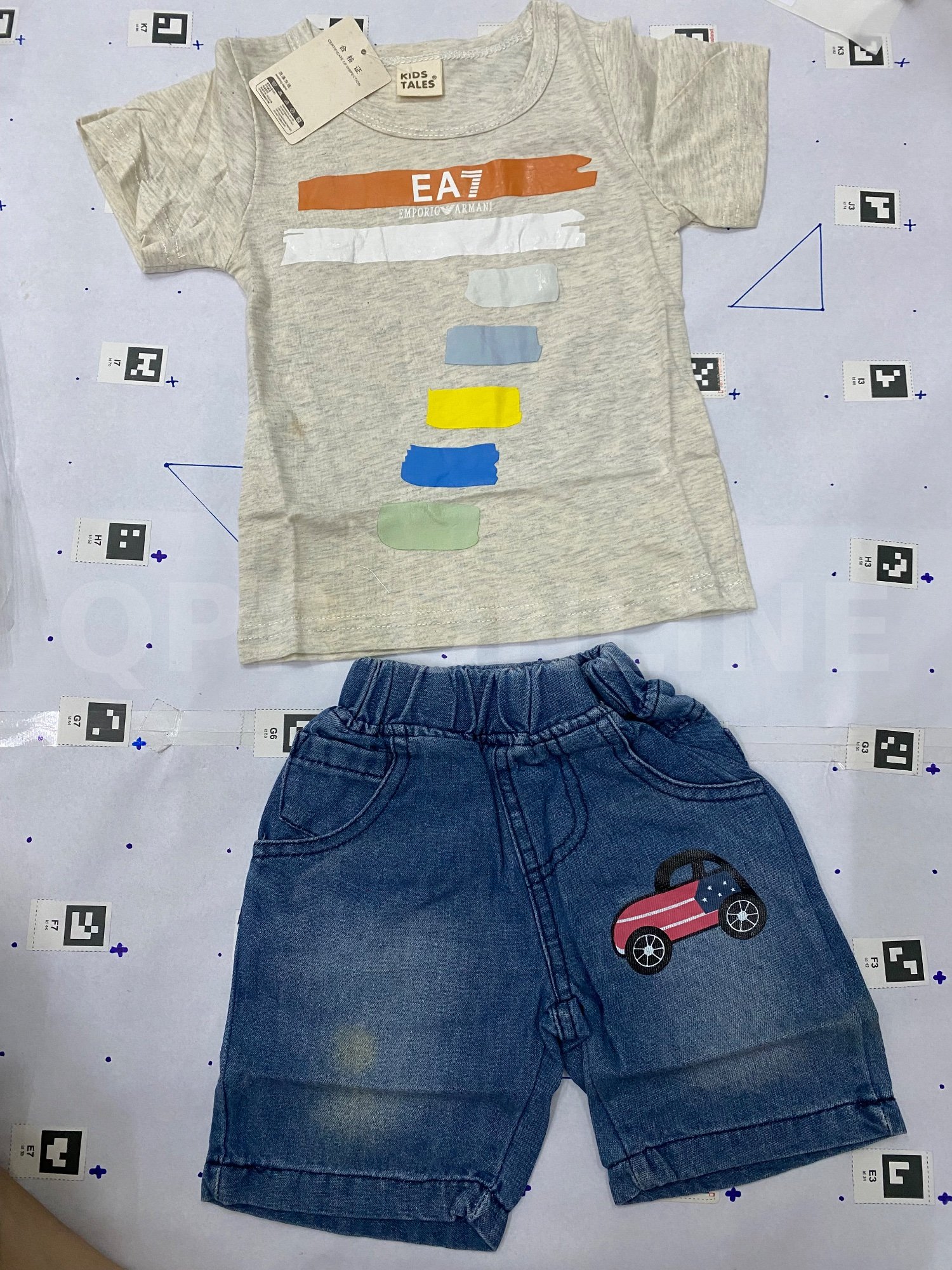 ชุดเซทเด็กเสื้อยืด-กางเกงยีนส์ 1-2 ขวบ size90