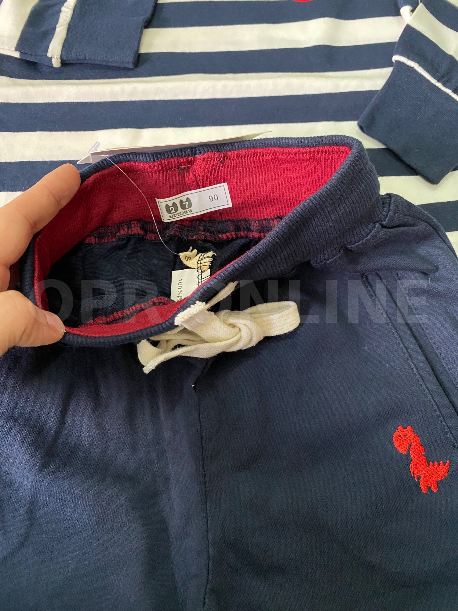 ชุด เซตเด็กเสื้อยืด + กางเกงเด็ก 2-3ขวบ size 90