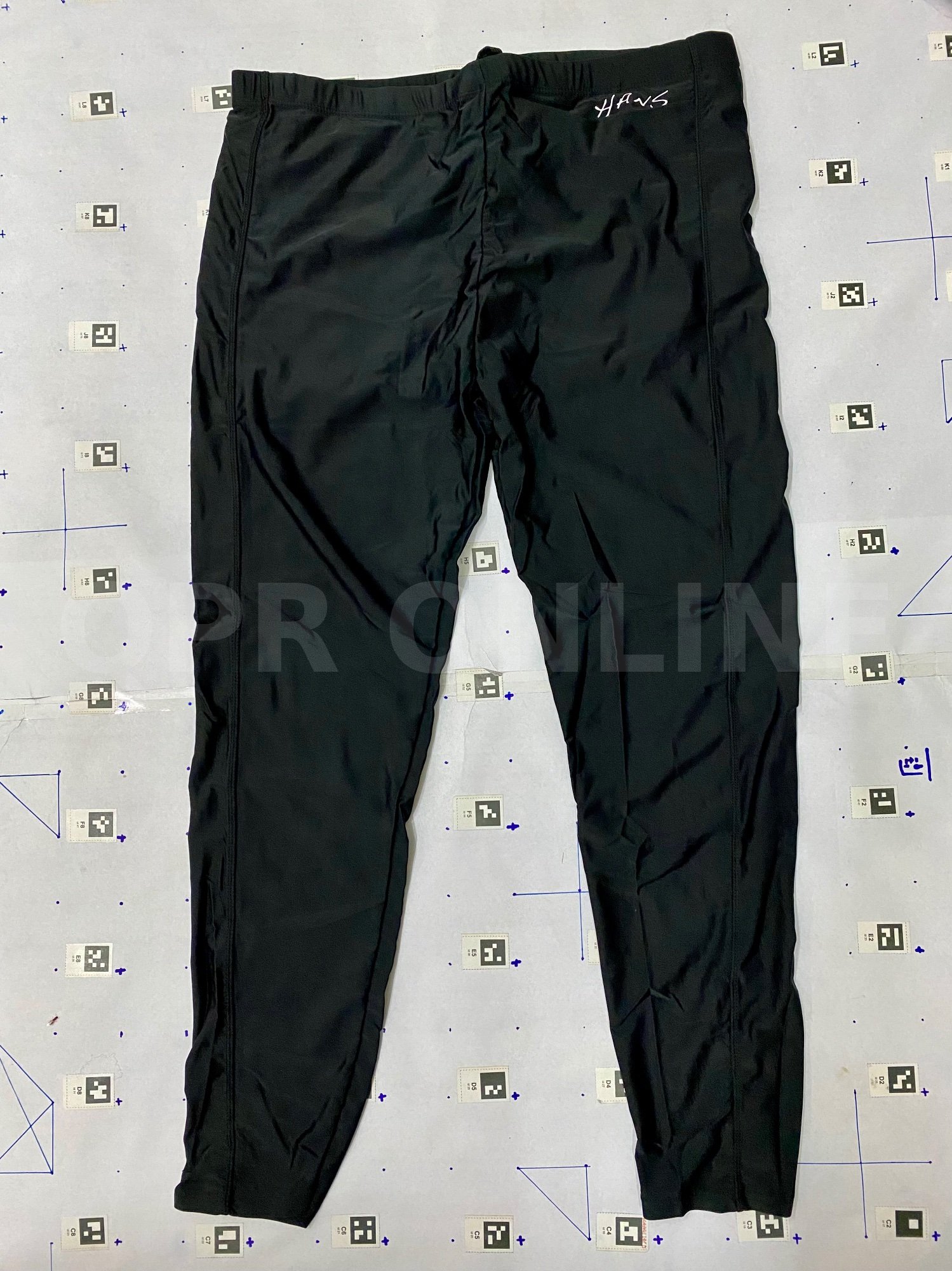 กางเกงว่ายน้ำขายาวสีดำ ไซส์2 XL ชาย-หญิง
