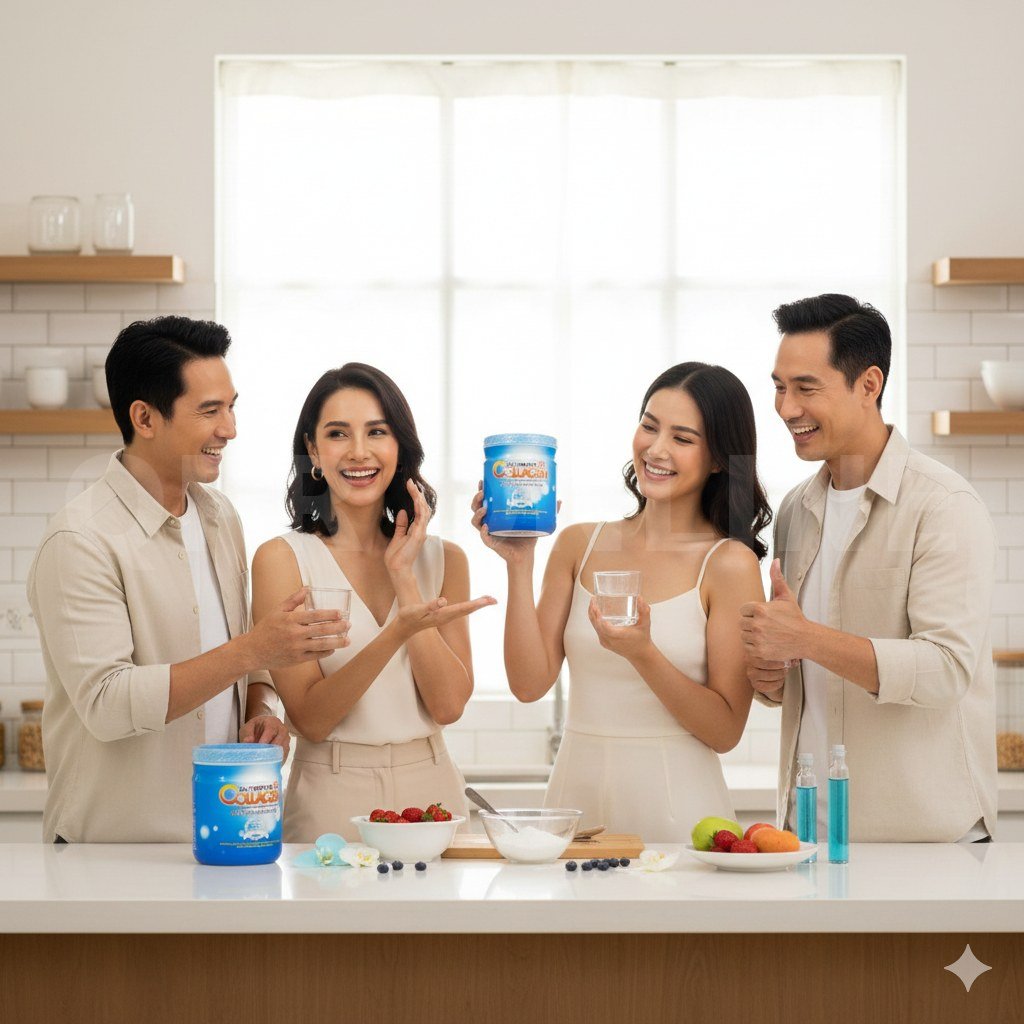 Ultimate Collagen คอลลาเจนชงดื่ม บำรุงกระดูก ข้อ ผิว ผม เล็บ ลดรอยแผล (1 กระปุก) 💪