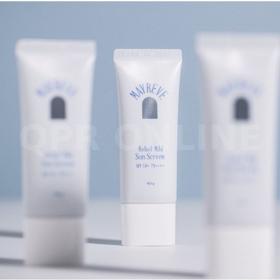 MAYREVE Relief Mild Sunscreen SPF50+ PA++++ (40g) กันแดดเกาหลี สูตรอ่อนโยน ผิวกระจ่างใส ลดเลือนริ้วรอย