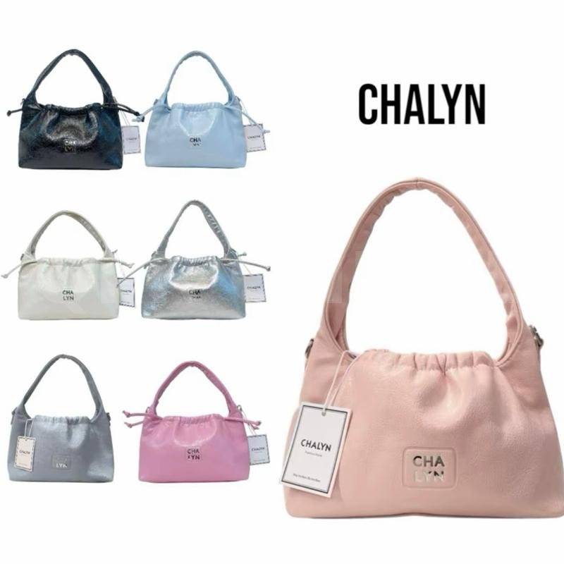 กระเป๋าแฟชั่นทรงครัช CHALYN รุ่น ชาครัช CLZ24 (NEW) กระเป๋าสะพายไหล่สะพายข้าง จุของได้เยอะ ทรงเกี๊ยว — ขาวครีม